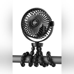 Portable Stroller Fan, 5200 mAh Rechargeable